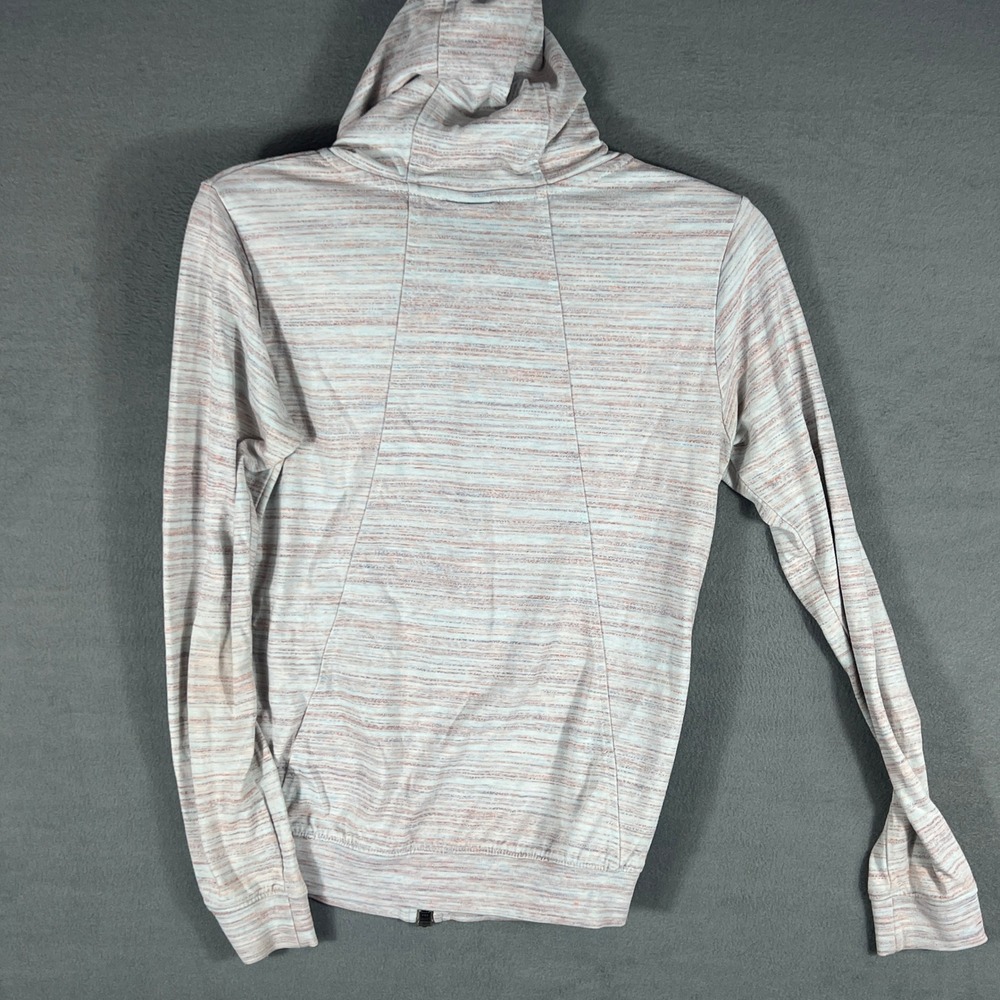 Nike Womens Full Zip Hoodie XS Multi Space Dye Slim Fit Long Sleeve Logo - Picture 7 of 7